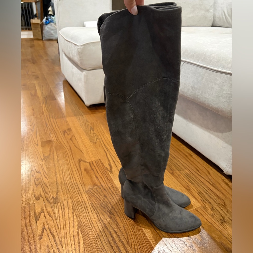 Marc Fisher Charcoal Over the Knee Boots